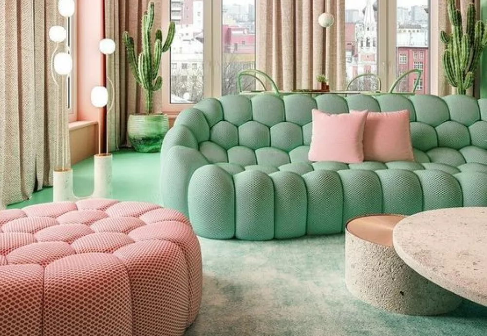 bubble sofa green